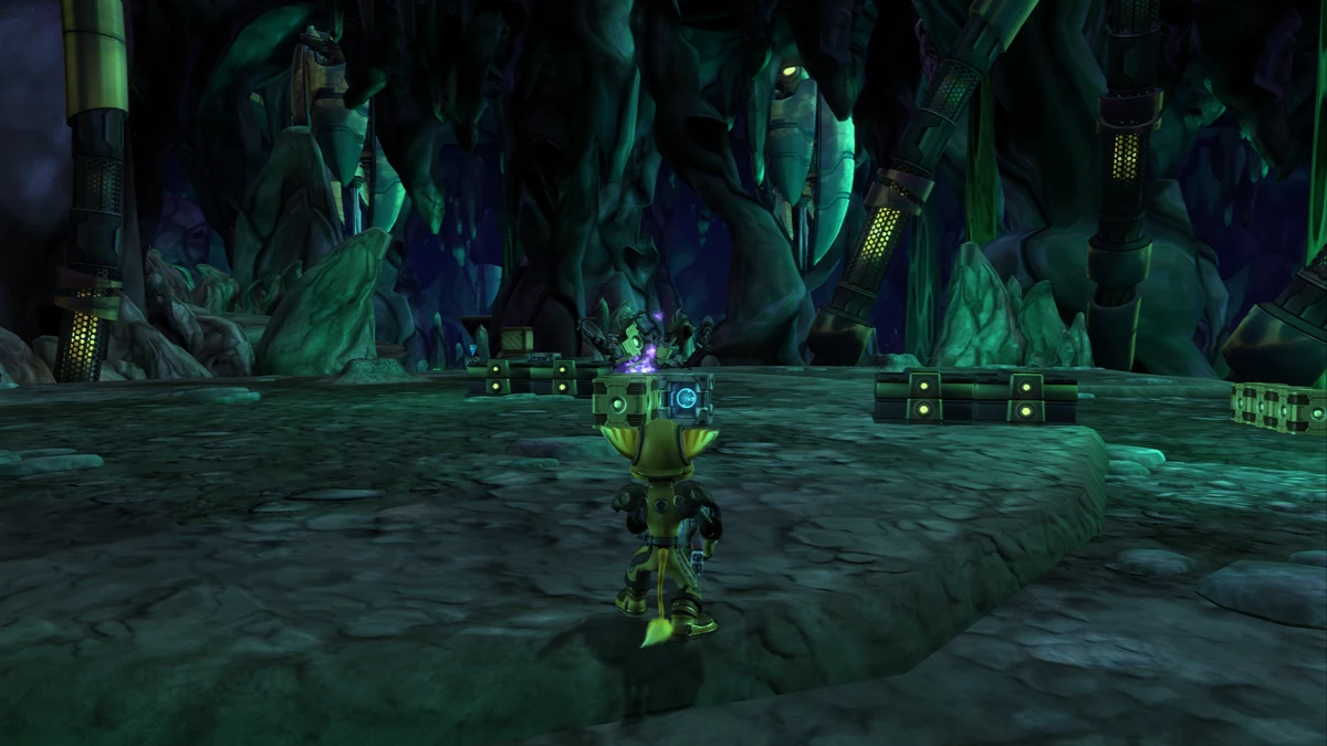 Escape the Cragmite Caves Ratchet & Clank Wiki Fandom
