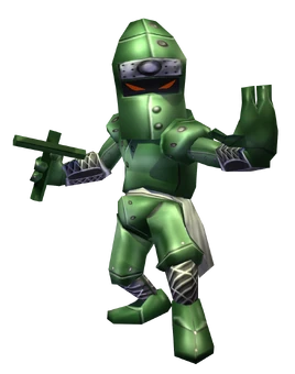 Robot ninja promo render