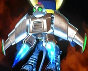 Clank with the XK-81 Jetpack installed.