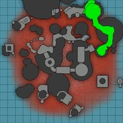 Map layout of the Blarg Depot area.