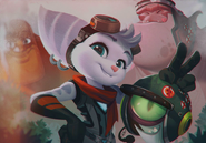 Rivet and the Resistance (The Art of Ratchet & Clank Rift Apart)