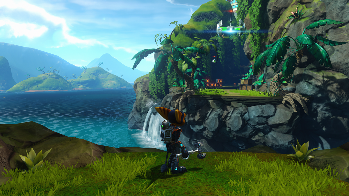 Find a way to the top of the waterfall Ratchet & Clank Wiki Fandom