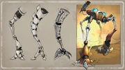 Concept art of the Skull Walker.
