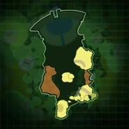 Map layout of Gimlick Valley in the original present.