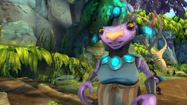 Escort the Fongoids Home cutscene