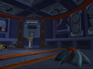 The interior of the waterworks in the original game.