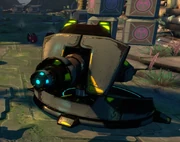 A turret in Into the Nexus.