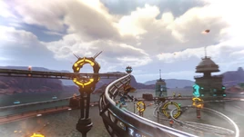 Ride the grindrail gameplay