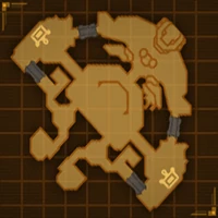Map layout of Korgon Outpost.