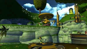 Ratchet kääntämässä pulttikampea Eudorassa