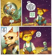 Ratchet looking at Azimuth's photo after his death.