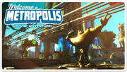 Ratchet & Clank Full Frontal Assault Metropolis Postcard