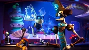 Rivet meets up with Pierre to acquire the part to fix Clank's communicator.