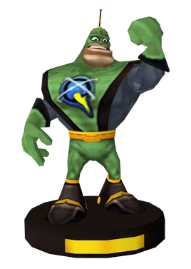 Qwark statuette render