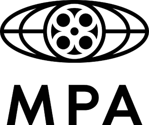 The current logo used from 2019–present to reflect the global nature of the film, television, and streaming industry.