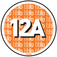 2002-2020 logo of the partially restricted 12A