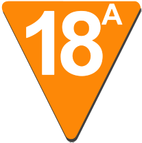 Alternative logo of the partially restricted (hybrid in the Maritimes and Manitoba) 18A.