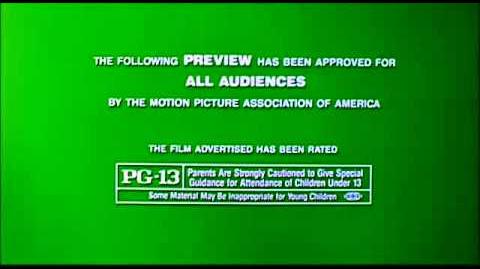 Original PG-13 MPAA bumper