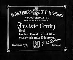 X (BBFC), Rating System Wiki