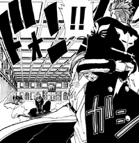 Lance held down by Galein