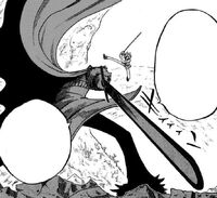 Hardner wielding his sword