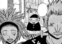 Lilith and Billy surprised by Ruby in the middle of their evil deeds