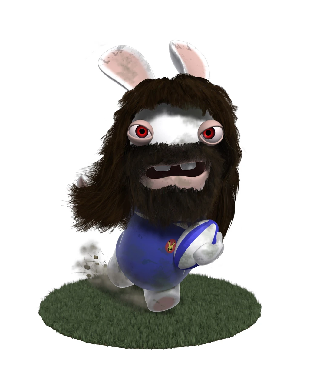 Rugby Rabbid | Raving Rabbids 3 Wiki | Fandom