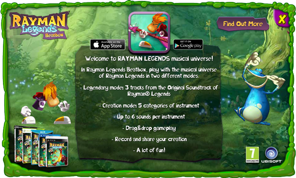 Rayman Legends: Beatbox (2013) - MobyGames