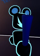 Ransombear holding the Little Bat ingame.