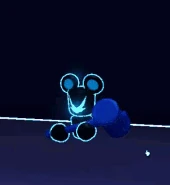 Ransombear's animation when swinging the Little Hammer.