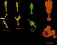 Concept sheet drawn by DuncanDunclub depicting other variants of the Firewall Shot Baton. These variants are presumably alternate variants which correspond to Adorawall Security, Reclusawall Security, and Brawnwall Security.