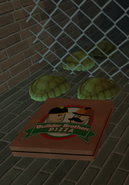 The Pizza Box and Turtles easter eggs.