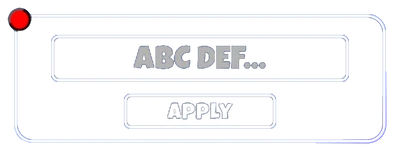 The current license plate editor.