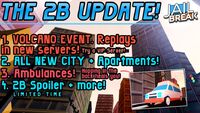 Update Log Jailbreak Wiki Fandom - roblox jailbreak update release