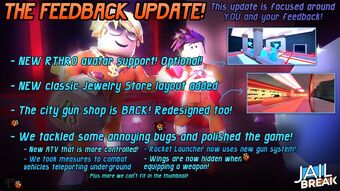 Update Log Jailbreak Wiki Fandom - roblox jailbreak winter update