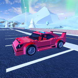 LEGO CAR in JAILBREAK! - Roblox 