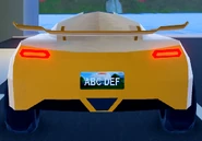 The rear view of the Torpedo.