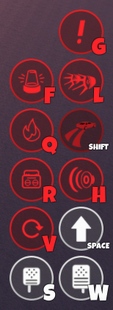 The GUI for the Jeep, Firetruck, Ambulance, and Boxer.