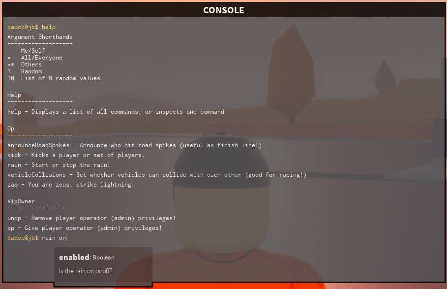 Roblox Console Scripts List