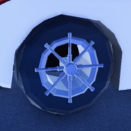 The Ship Wheel rims.