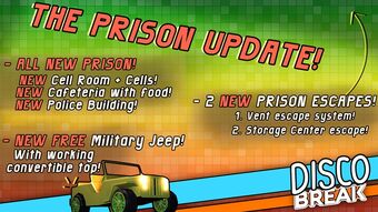 Update Log Jailbreak Wiki Fandom - roblox speed build jail cell youtube