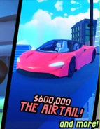 The Airtail seen in the update thumbnail when released.
