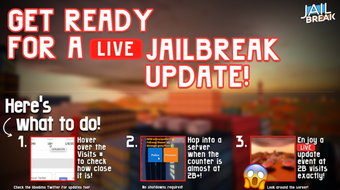 Update Log Jailbreak Wiki Fandom - how to become invisible in roblox jailbreak working 2017