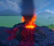 A closer inspection of the Volcano.