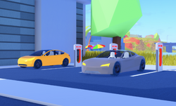 Roblox jailbreak tesla shop roadster