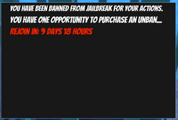 Jailbreak on its finest. My buddy that has been playing since 2018 got  banned for apparently nothing, I've been knowing the guy for about 3 years  now and I know from first