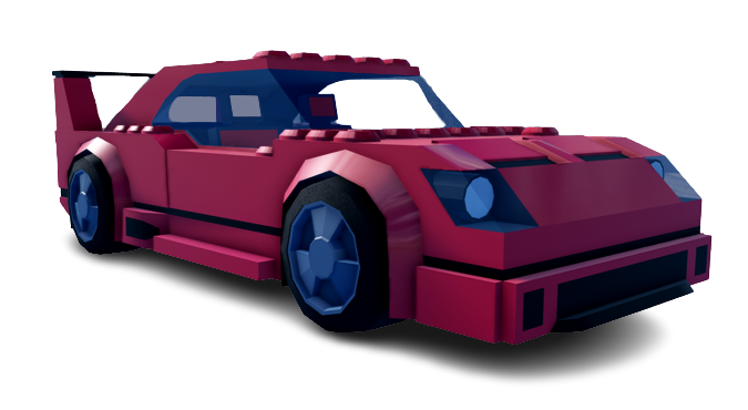 LEGO CAR in JAILBREAK! - Roblox 