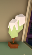 Snowy Plant