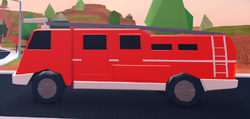 Firetruck Jailbreak Wiki Fandom - roblox jailbreak wiki fire truck