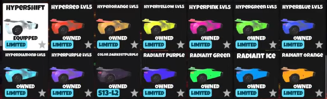 Jailbreak Vehicle RARITY Value List (Roblox Jailbreak) 